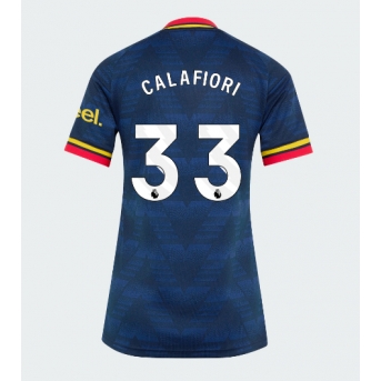 Arsenal Riccardo Calafiori #33 Maglia Gara Trasferta Repliche 2026-27 Donna Maniche Corte